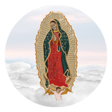 DAROUND 110 WT Lady of Guadalupe Clouds White